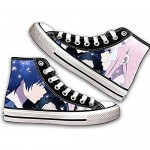 NIEWEI-YI Darling in The FRANXX Anime Espadrilles Studenten Hohe Helfen Schuhe Mode leinwand Schuhe Casual Sneaker