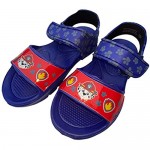 Paw Patrol Sandalen Badeschuhe Schuhe für Jungen rutschfeste Sohle Klettverschluss Kinderschuhe Sommerschuhe Schwimmschuhe Hausschuhe Blau